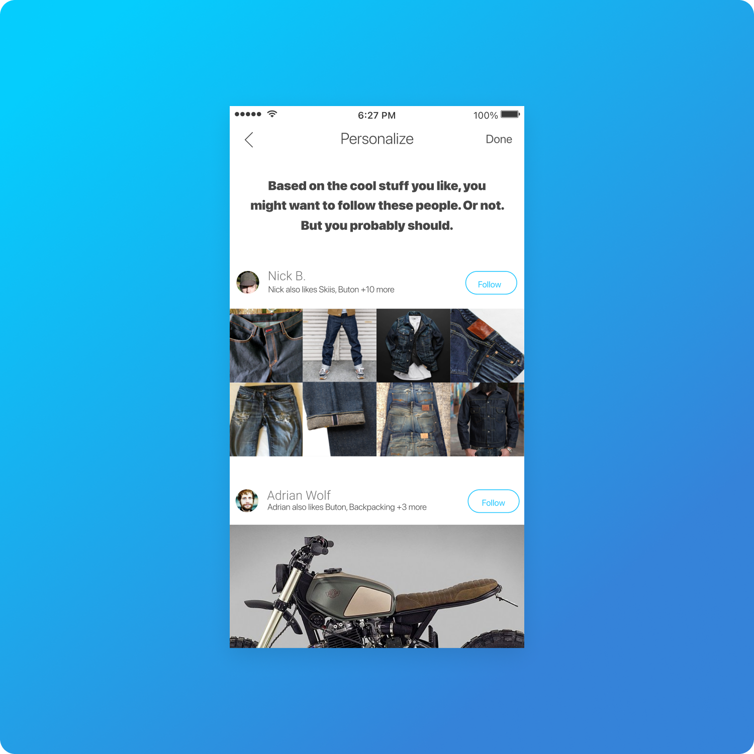 Looplist design work