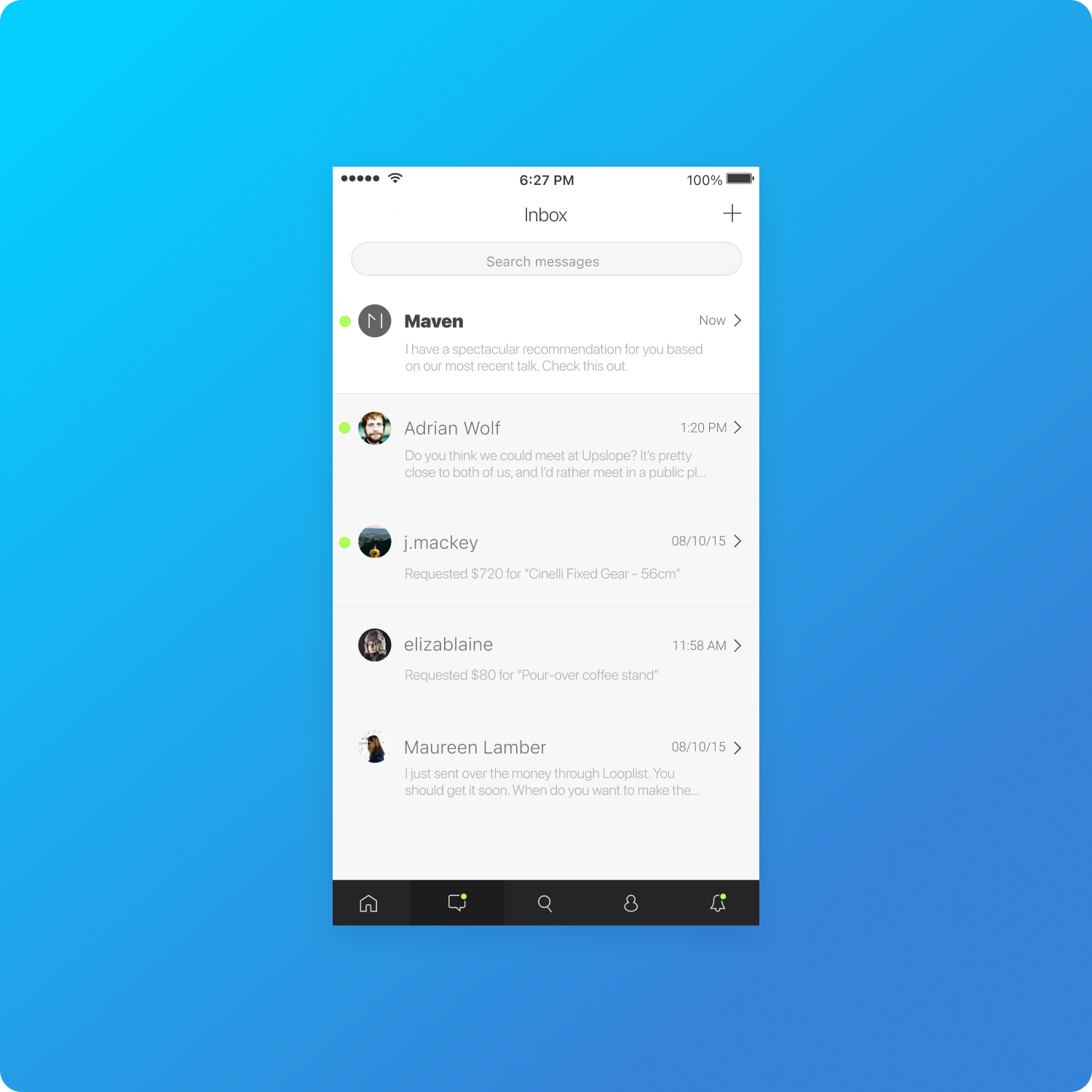 Looplist design work