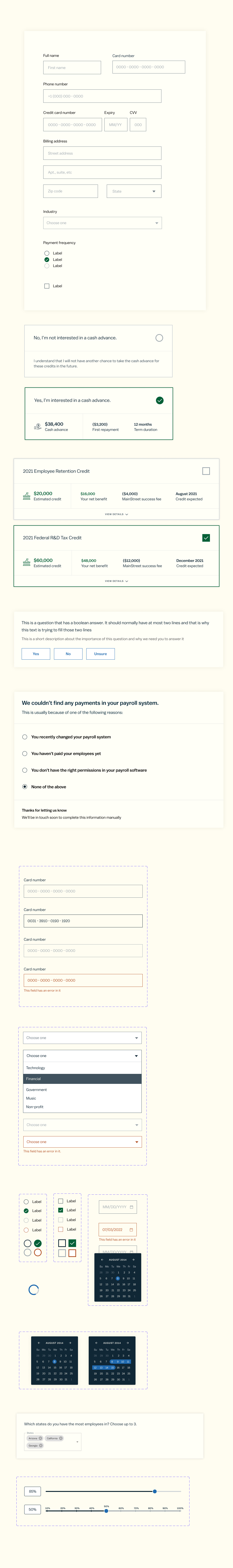 MainStreet design work