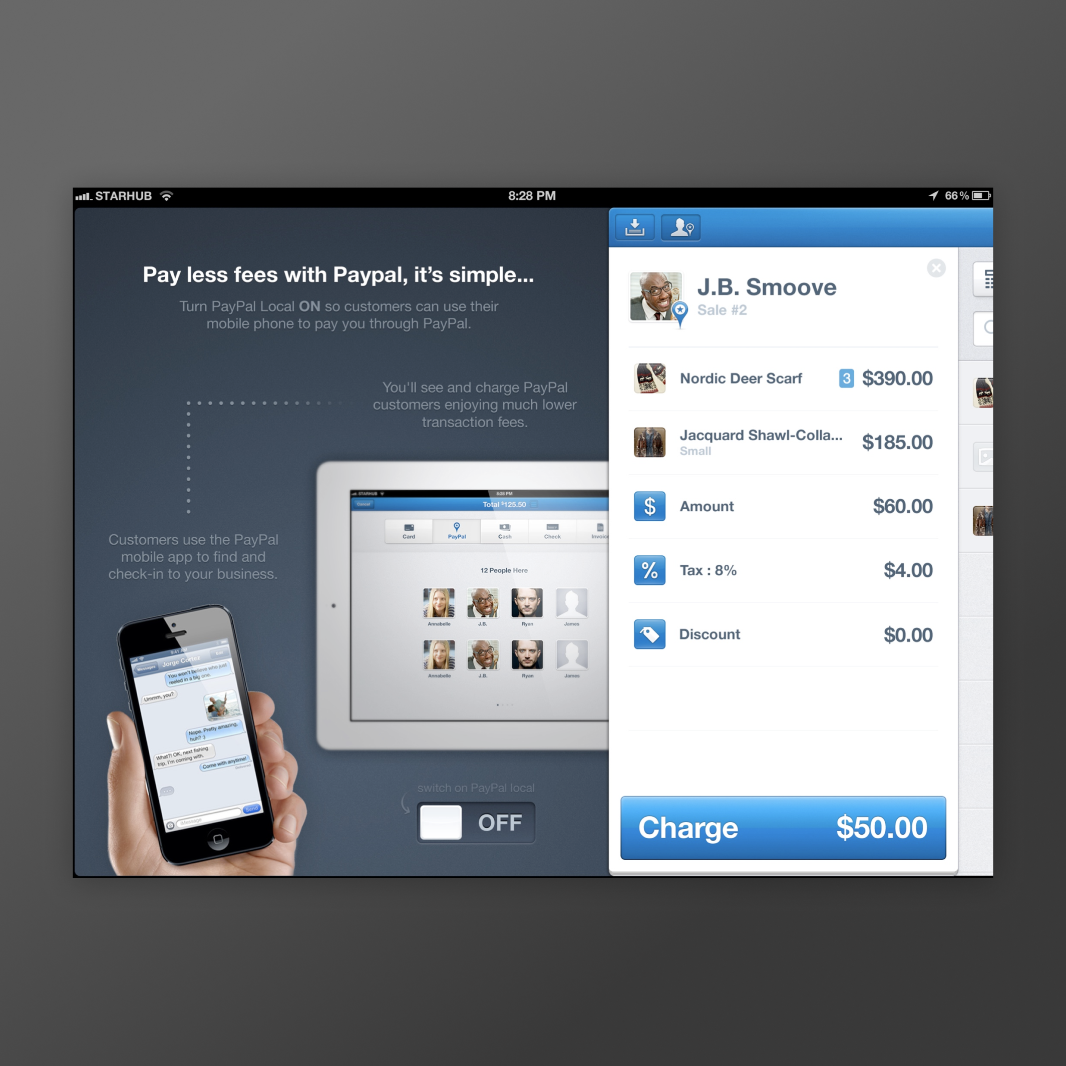 PayPal design work